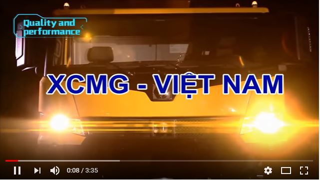 Xe cẩu bánh lốp phiên bản mới nhất của XCMG